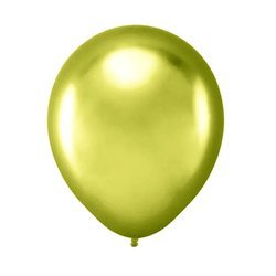 Balony chromowane pistacjowe 12 cm 20 sztuk 400795