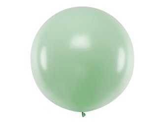 Balon okrągły pastelowy pistacjowy 100cm 1 sztuka OLBO-096